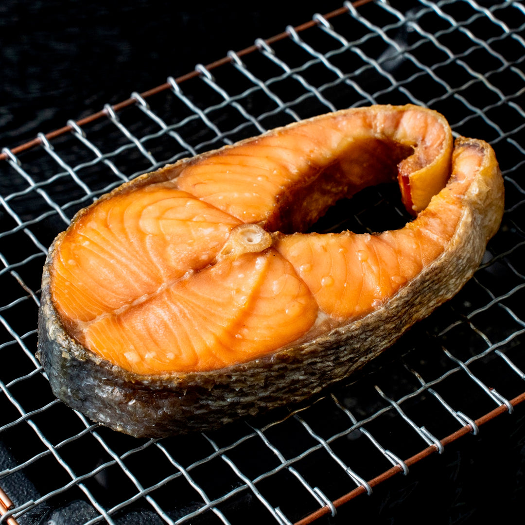 鮭寿（けいじゅ）】寒風やぐら干し鮭 筒切り（130g×5pc） - NORTH DISH