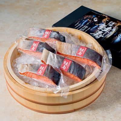 マルトシ吉野商店の鮭寿切り身セット,寒風やぐら干し山漬け鮭の切り身,けいじゅ