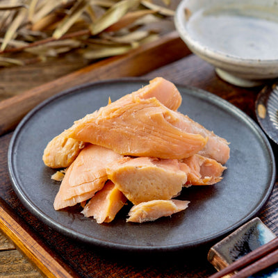 北海道寿都町マルトシ吉野商店の燻し鮭荒ほぐし