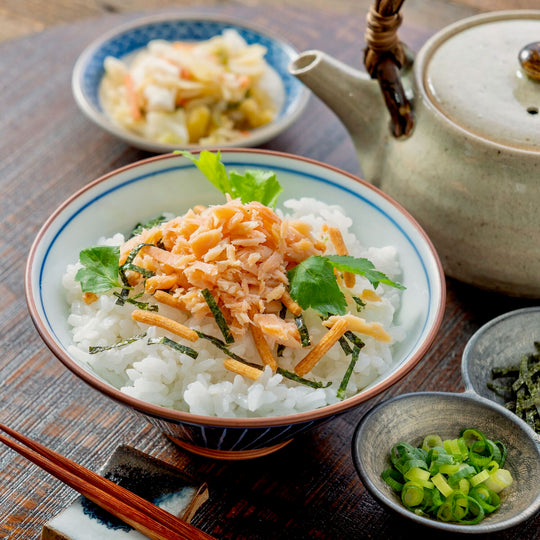 鮭山漬（やまづけ）荒ほぐし お茶漬け向き100g×3個セット - NORTH DISH
