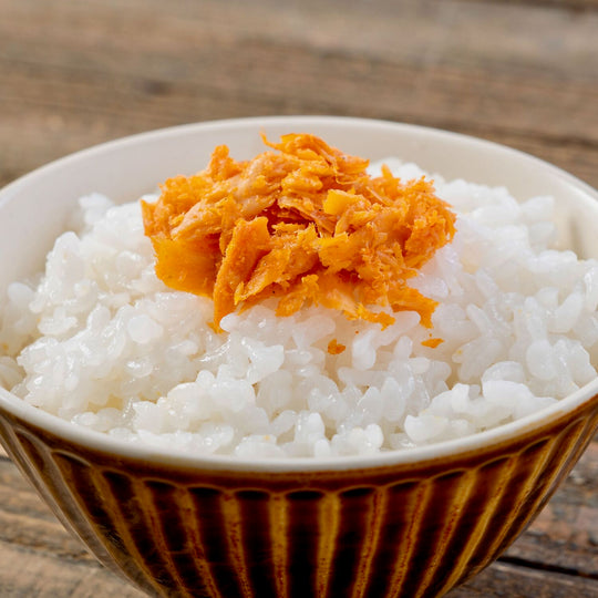 鮭山漬（やまづけ）荒ほぐし 唐辛子入り（ピリ辛）100g×3個セット