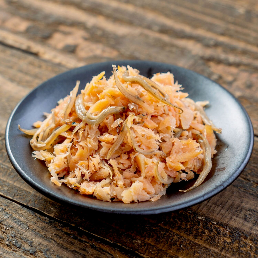 鮭山漬（やまづけ）荒ほぐし しらす入り100g×3個セット - NORTH DISH